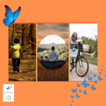 Personnes pratiquant diverses activités physiques en plein air, symbolisant la vitalité et le bien-être.